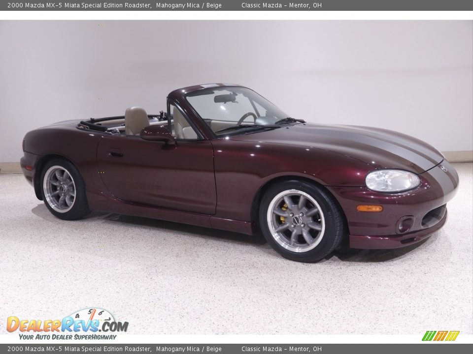 2000 Mazda MX-5 Miata Special Edition Roadster Mahogany Mica / Beige Photo #1
