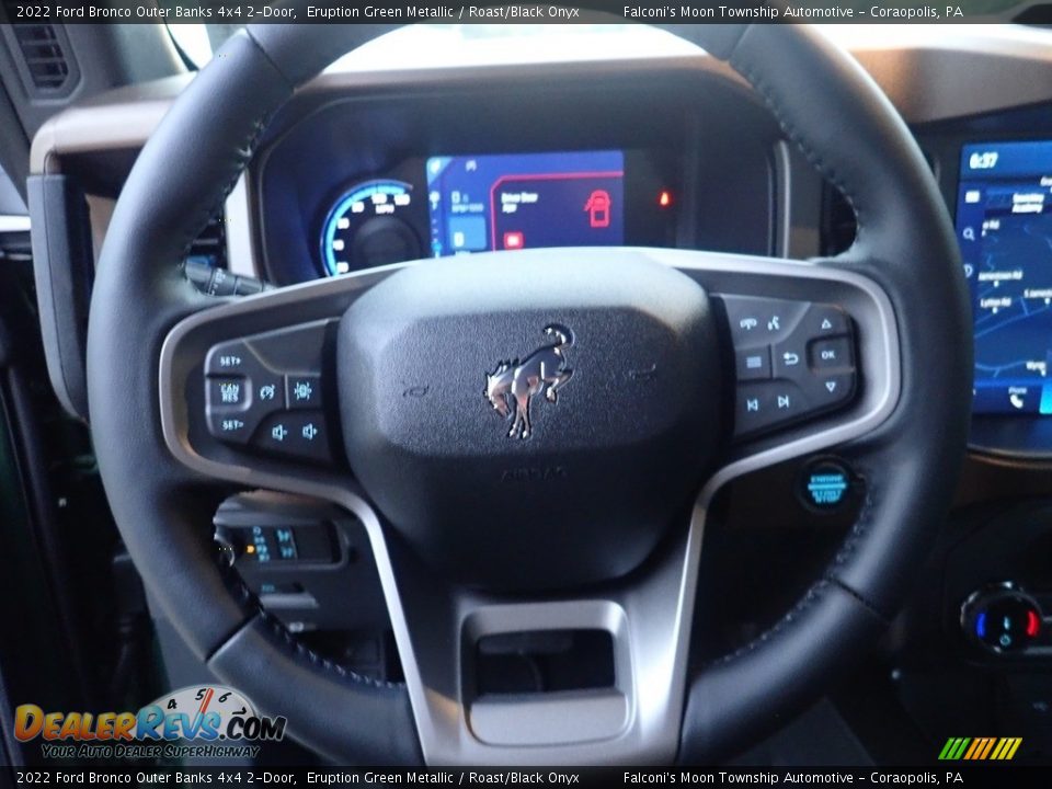2022 Ford Bronco Outer Banks 4x4 2-Door Steering Wheel Photo #23