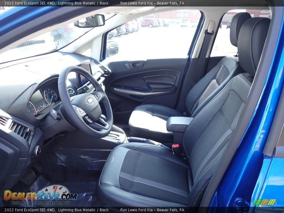 Black Interior - 2022 Ford EcoSport SES 4WD Photo #14