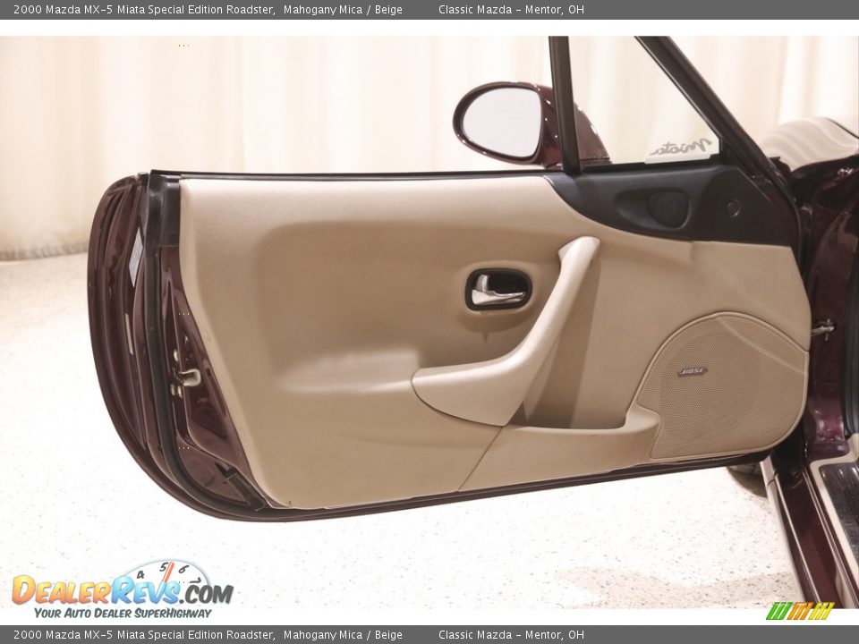 2000 Mazda MX-5 Miata Special Edition Roadster Mahogany Mica / Beige Photo #5