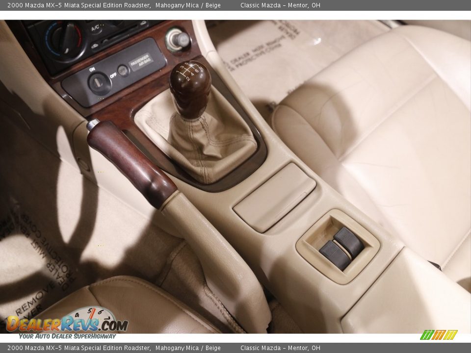 2000 Mazda MX-5 Miata Special Edition Roadster Mahogany Mica / Beige Photo #11