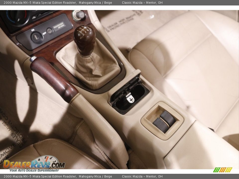 2000 Mazda MX-5 Miata Special Edition Roadster Mahogany Mica / Beige Photo #12