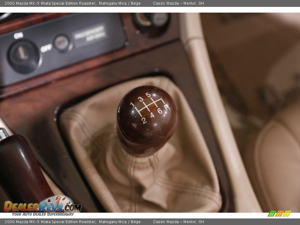 2000 Mazda MX-5 Miata Special Edition Roadster Mahogany Mica / Beige Photo #13