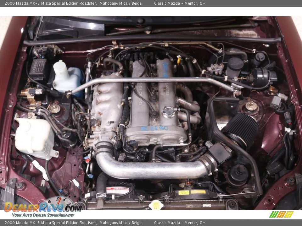 2000 Mazda MX-5 Miata Special Edition Roadster Mahogany Mica / Beige Photo #17