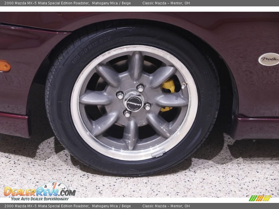 2000 Mazda MX-5 Miata Special Edition Roadster Mahogany Mica / Beige Photo #18