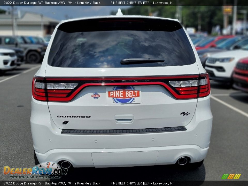 2022 Dodge Durango R/T Blacktop AWD White Knuckle / Black Photo #5