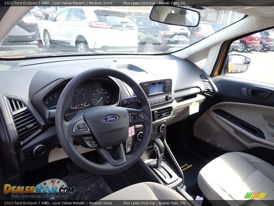 2022 Ford EcoSport S 4WD Luxe Yellow Metallic / Medium Stone Photo #13