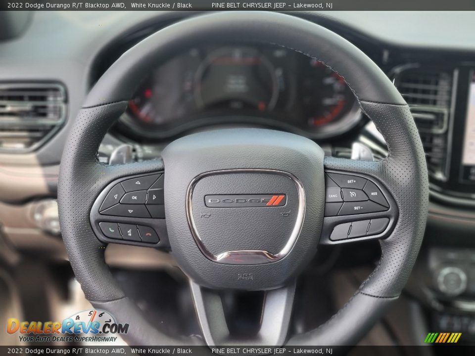 2022 Dodge Durango R/T Blacktop AWD White Knuckle / Black Photo #9