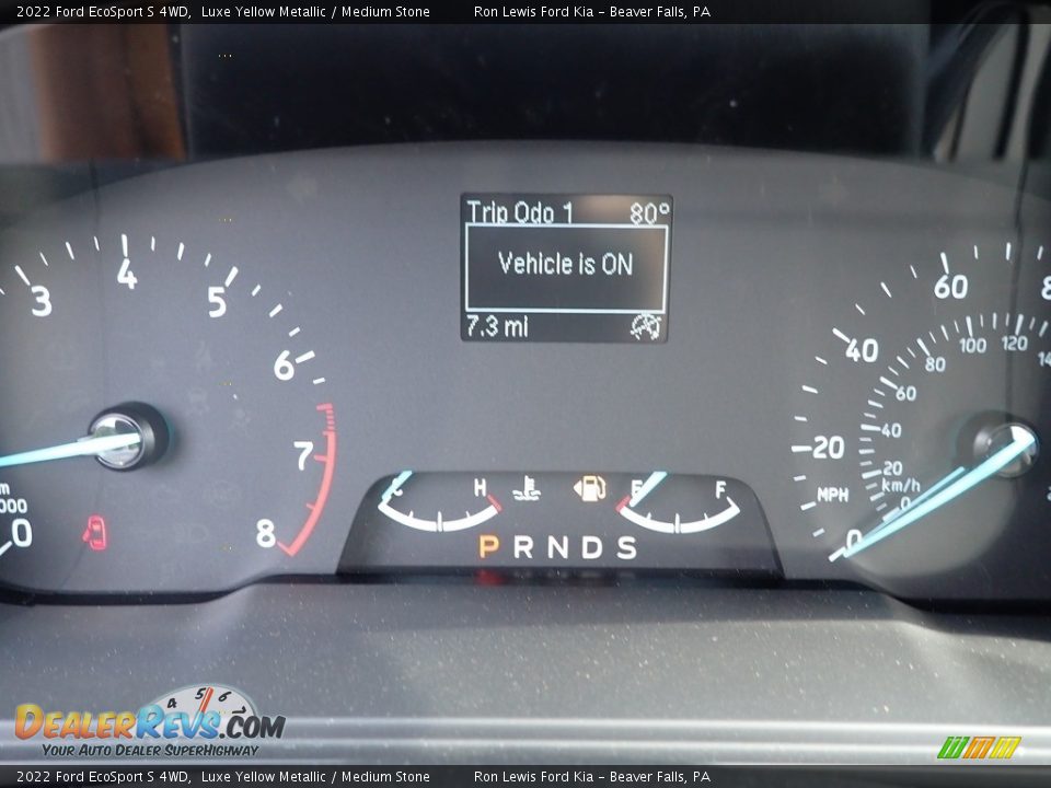 2022 Ford EcoSport S 4WD Luxe Yellow Metallic / Medium Stone Photo #16