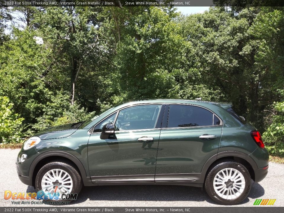 Vibrante Green Metallic 2022 Fiat 500X Trekking AWD Photo #1