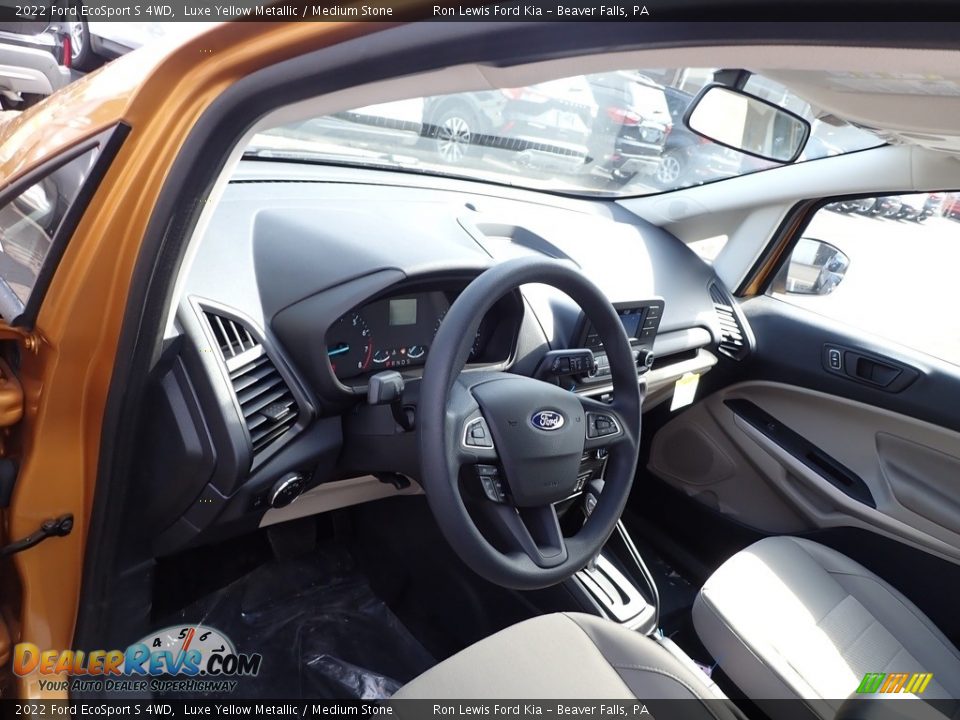 2022 Ford EcoSport S 4WD Luxe Yellow Metallic / Medium Stone Photo #19
