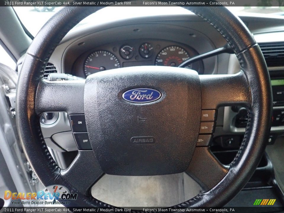 2011 Ford Ranger XLT SuperCab 4x4 Silver Metallic / Medium Dark Flint Photo #21