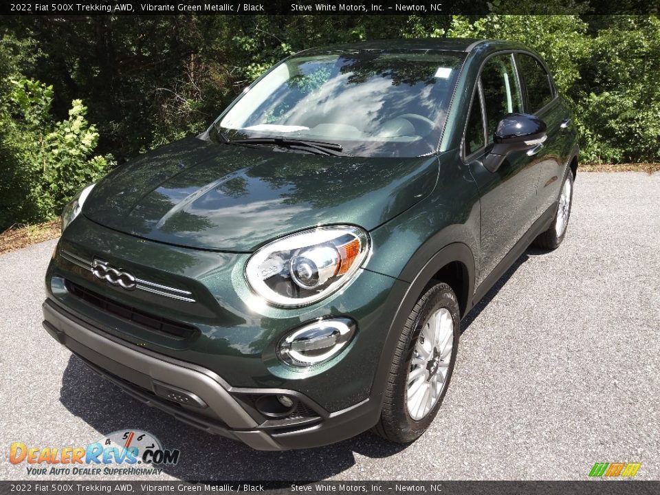 2022 Fiat 500X Trekking AWD Vibrante Green Metallic / Black Photo #2