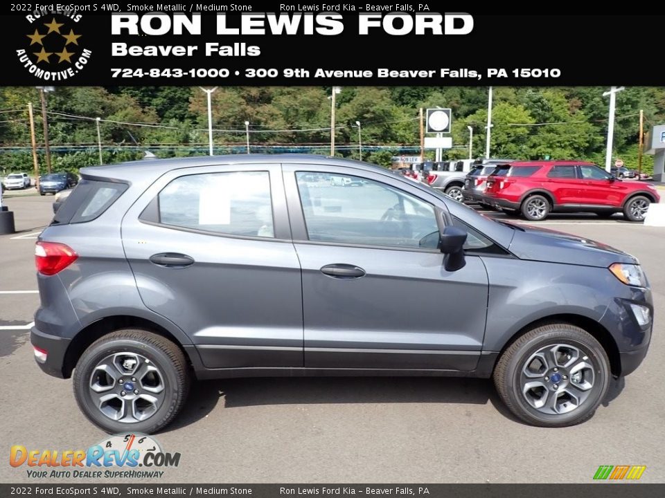 2022 Ford EcoSport S 4WD Smoke Metallic / Medium Stone Photo #1