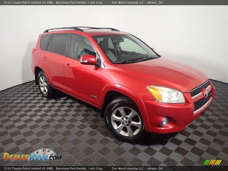 2010 Toyota RAV4 Limited V6 4WD Barcelona Red Metallic / Ash Gray Photo #4