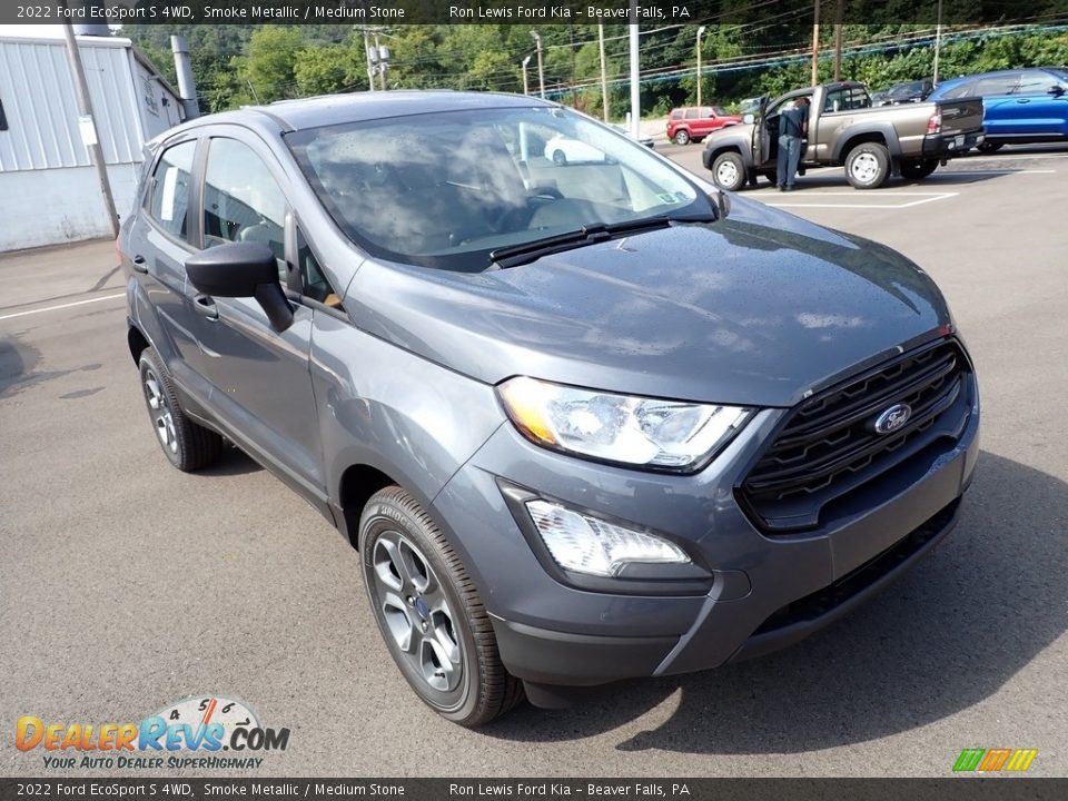 2022 Ford EcoSport S 4WD Smoke Metallic / Medium Stone Photo #2