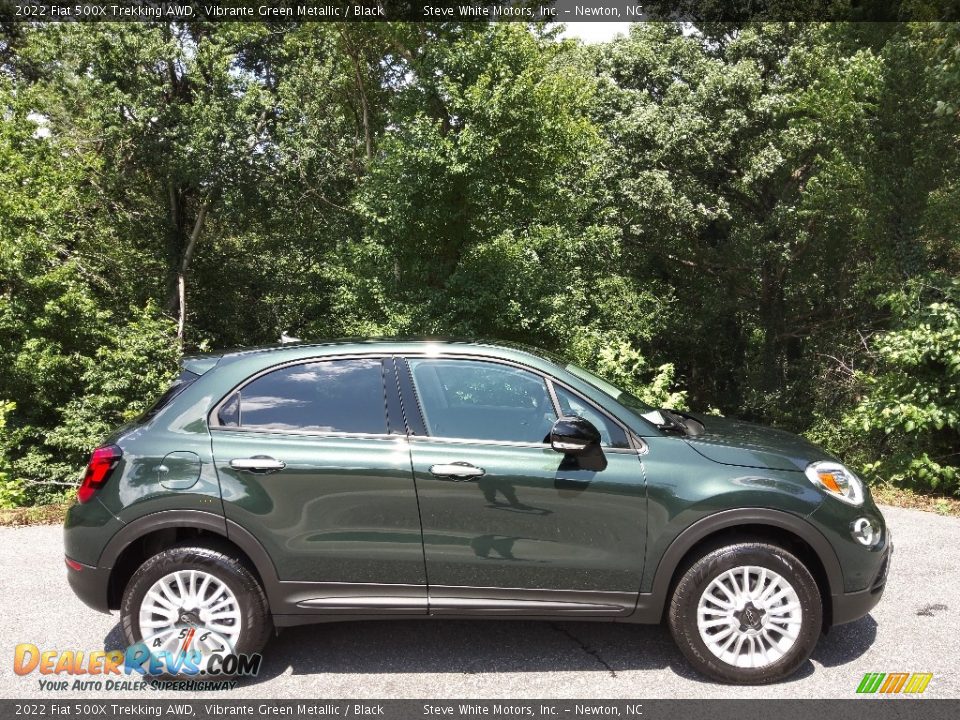 Vibrante Green Metallic 2022 Fiat 500X Trekking AWD Photo #5