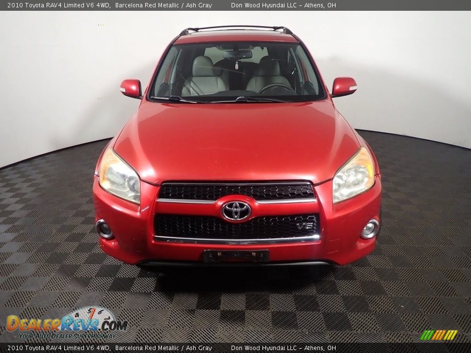 2010 Toyota RAV4 Limited V6 4WD Barcelona Red Metallic / Ash Gray Photo #6