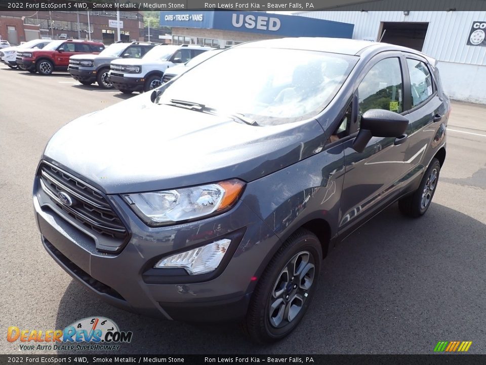 2022 Ford EcoSport S 4WD Smoke Metallic / Medium Stone Photo #4