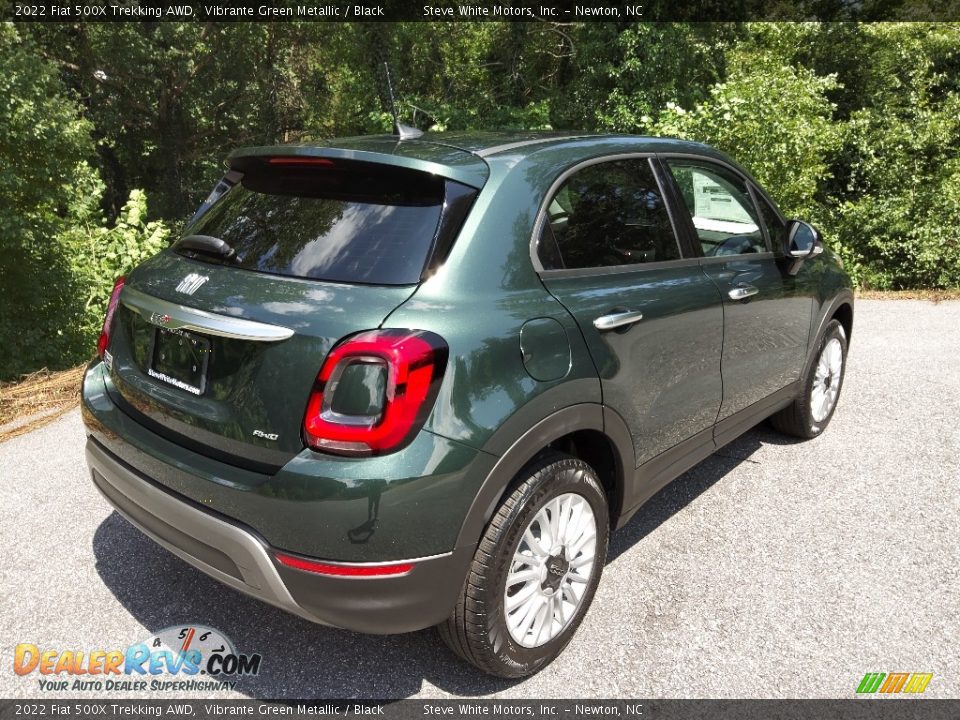 2022 Fiat 500X Trekking AWD Vibrante Green Metallic / Black Photo #6