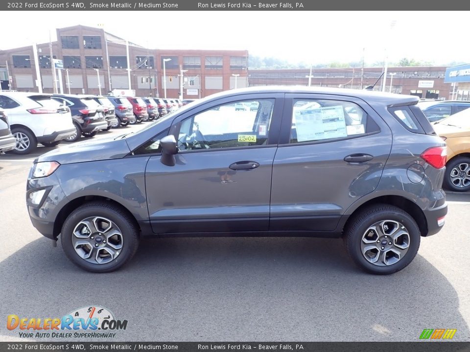 2022 Ford EcoSport S 4WD Smoke Metallic / Medium Stone Photo #5