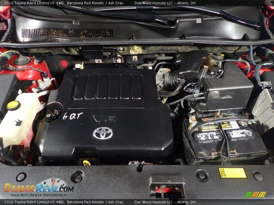 2010 Toyota RAV4 Limited V6 4WD Barcelona Red Metallic / Ash Gray Photo #8