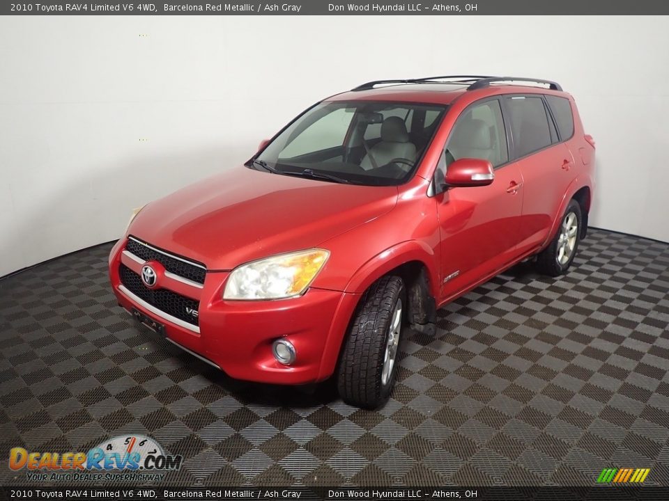 2010 Toyota RAV4 Limited V6 4WD Barcelona Red Metallic / Ash Gray Photo #9