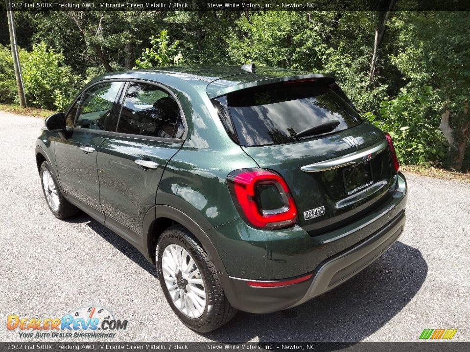 2022 Fiat 500X Trekking AWD Vibrante Green Metallic / Black Photo #8