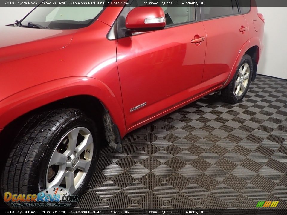 2010 Toyota RAV4 Limited V6 4WD Barcelona Red Metallic / Ash Gray Photo #10