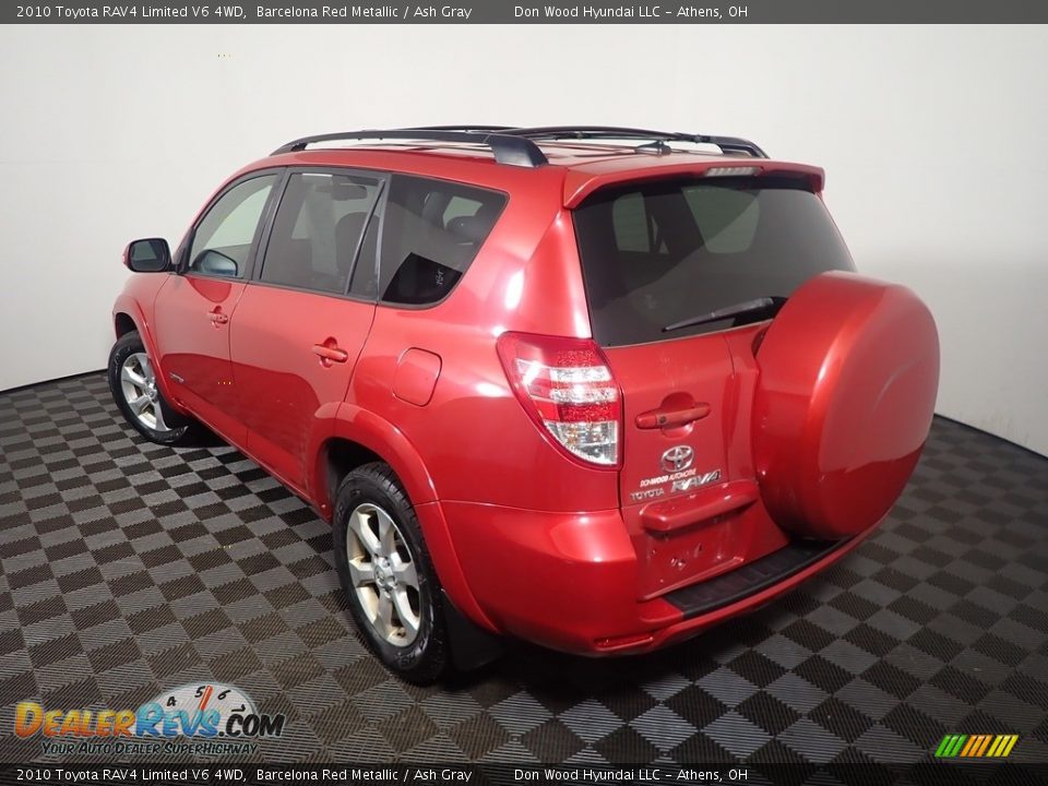 2010 Toyota RAV4 Limited V6 4WD Barcelona Red Metallic / Ash Gray Photo #11