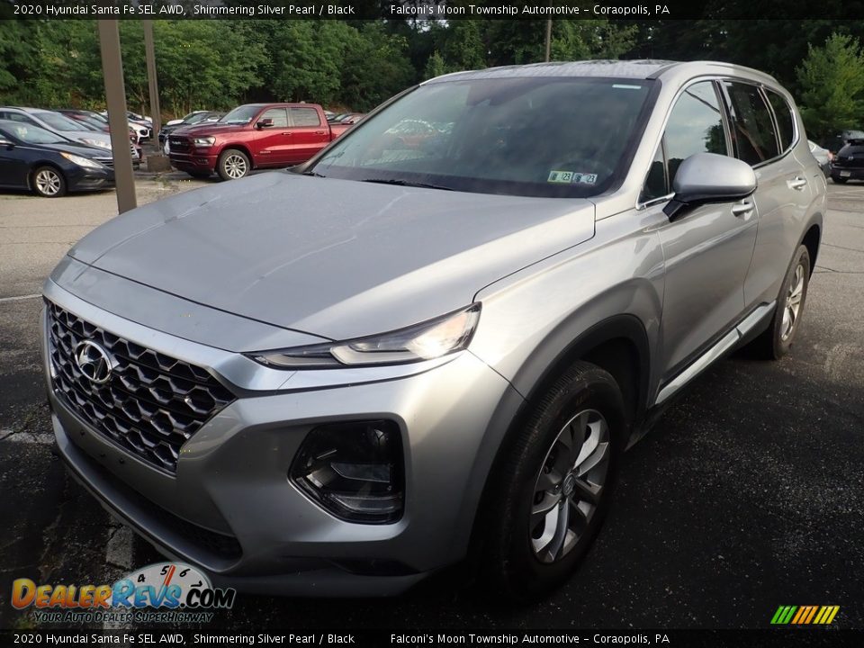 2020 Hyundai Santa Fe SEL AWD Shimmering Silver Pearl / Black Photo #1