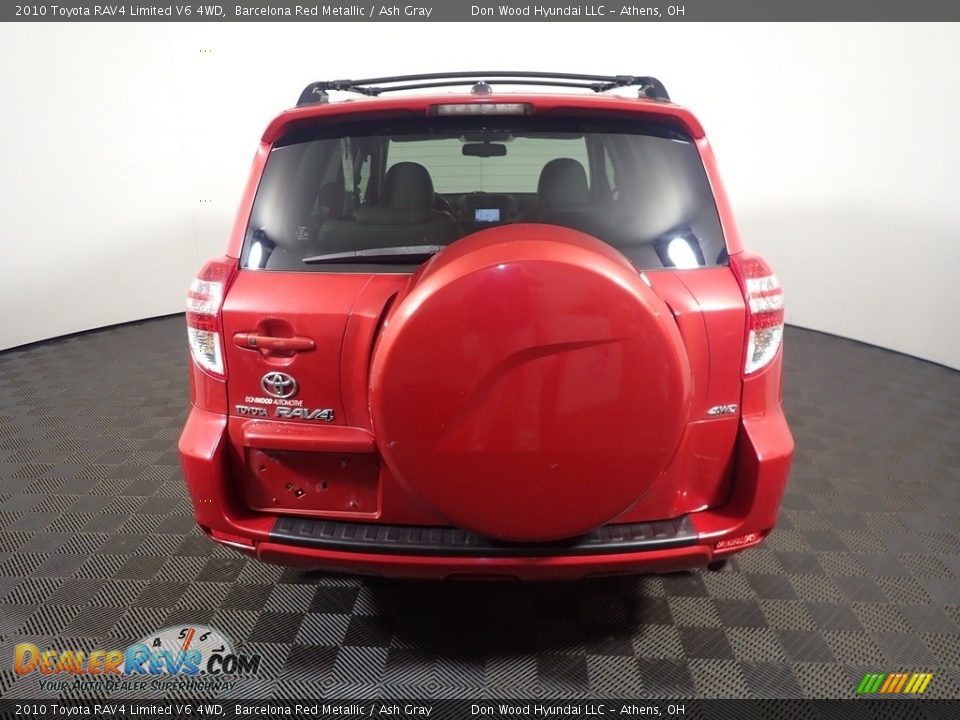 2010 Toyota RAV4 Limited V6 4WD Barcelona Red Metallic / Ash Gray Photo #12