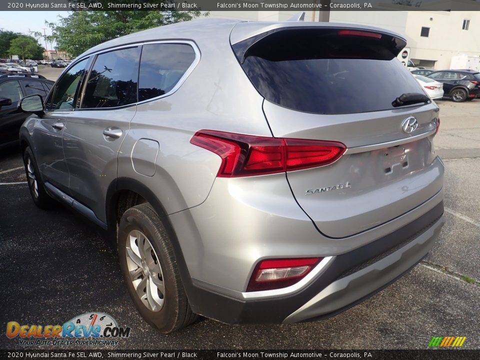 2020 Hyundai Santa Fe SEL AWD Shimmering Silver Pearl / Black Photo #2