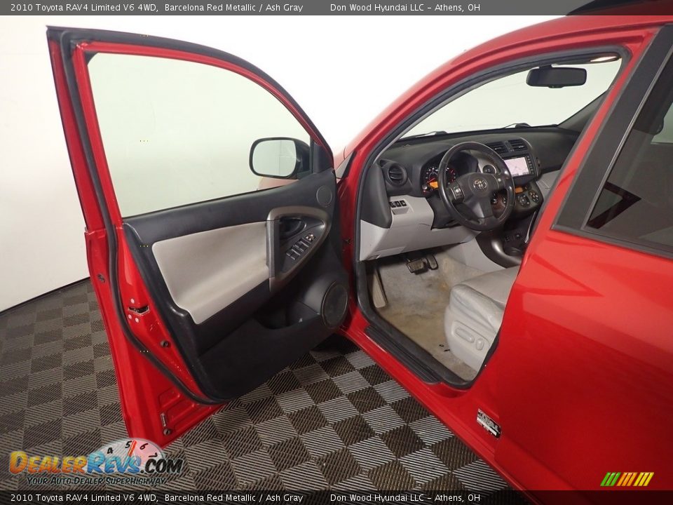 2010 Toyota RAV4 Limited V6 4WD Barcelona Red Metallic / Ash Gray Photo #16