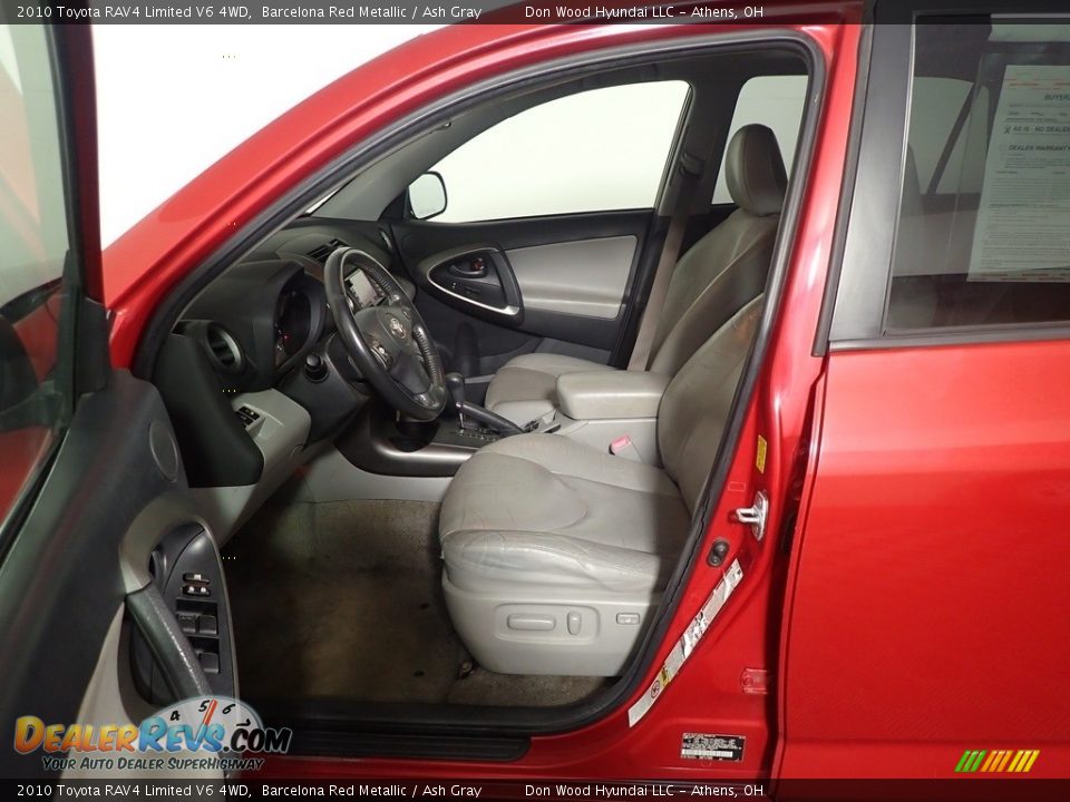 2010 Toyota RAV4 Limited V6 4WD Barcelona Red Metallic / Ash Gray Photo #18