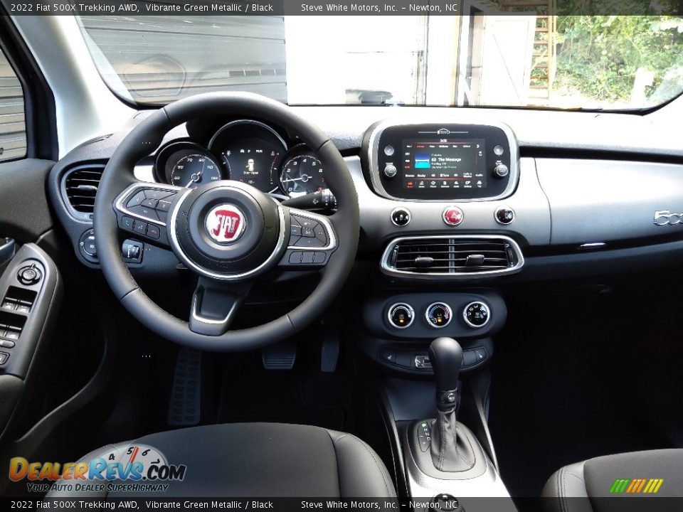 Dashboard of 2022 Fiat 500X Trekking AWD Photo #17