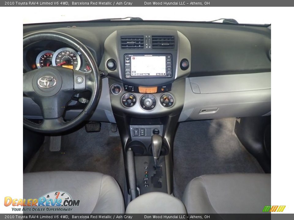 2010 Toyota RAV4 Limited V6 4WD Barcelona Red Metallic / Ash Gray Photo #21