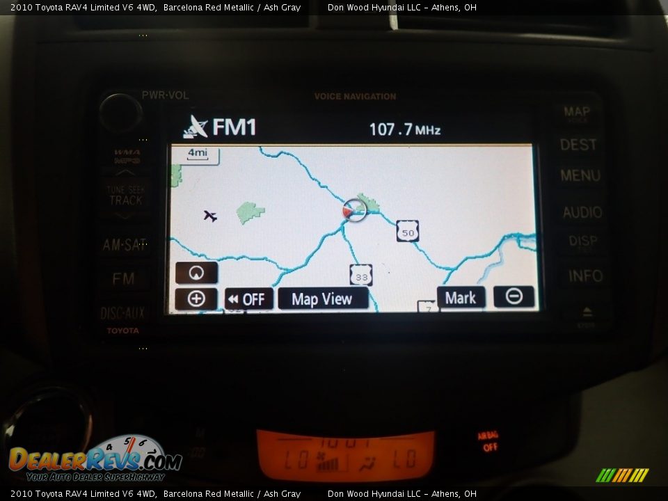 2010 Toyota RAV4 Limited V6 4WD Barcelona Red Metallic / Ash Gray Photo #22