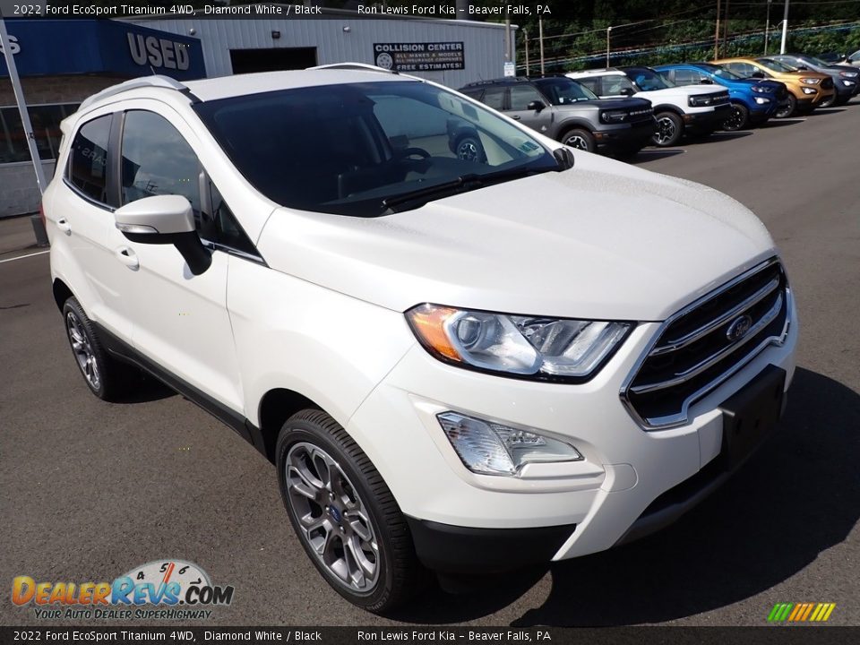 2022 Ford EcoSport Titanium 4WD Diamond White / Black Photo #2