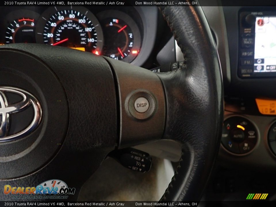 2010 Toyota RAV4 Limited V6 4WD Barcelona Red Metallic / Ash Gray Photo #26