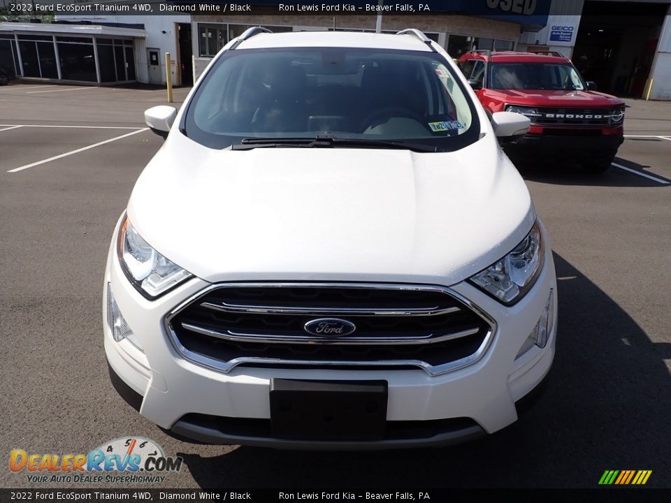 2022 Ford EcoSport Titanium 4WD Diamond White / Black Photo #3