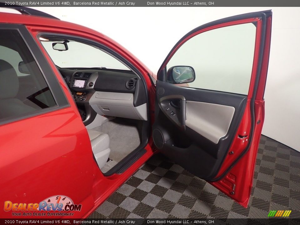2010 Toyota RAV4 Limited V6 4WD Barcelona Red Metallic / Ash Gray Photo #28
