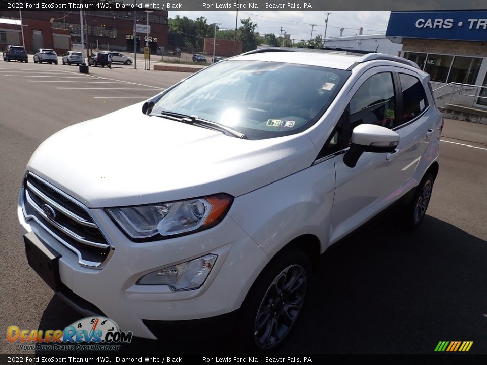 2022 Ford EcoSport Titanium 4WD Diamond White / Black Photo #4