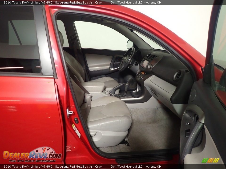 2010 Toyota RAV4 Limited V6 4WD Barcelona Red Metallic / Ash Gray Photo #29