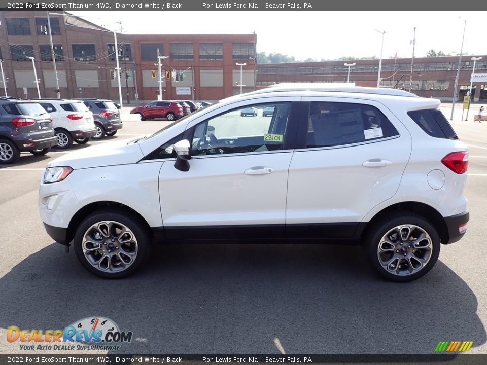 Diamond White 2022 Ford EcoSport Titanium 4WD Photo #5