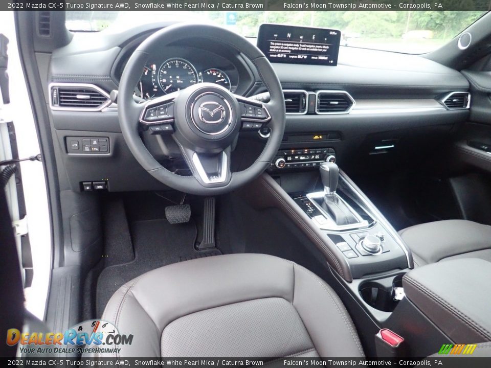 Caturra Brown Interior - 2022 Mazda CX-5 Turbo Signature AWD Photo #13