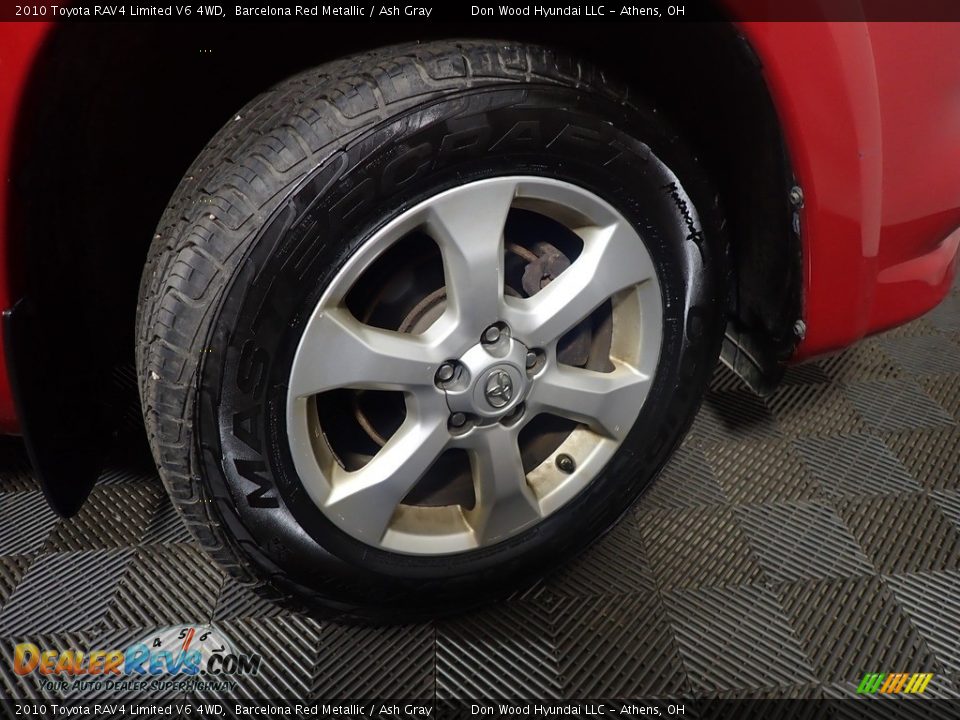 2010 Toyota RAV4 Limited V6 4WD Barcelona Red Metallic / Ash Gray Photo #31