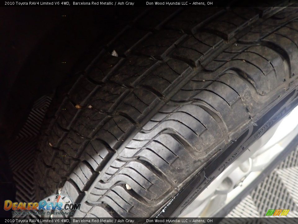 2010 Toyota RAV4 Limited V6 4WD Barcelona Red Metallic / Ash Gray Photo #32