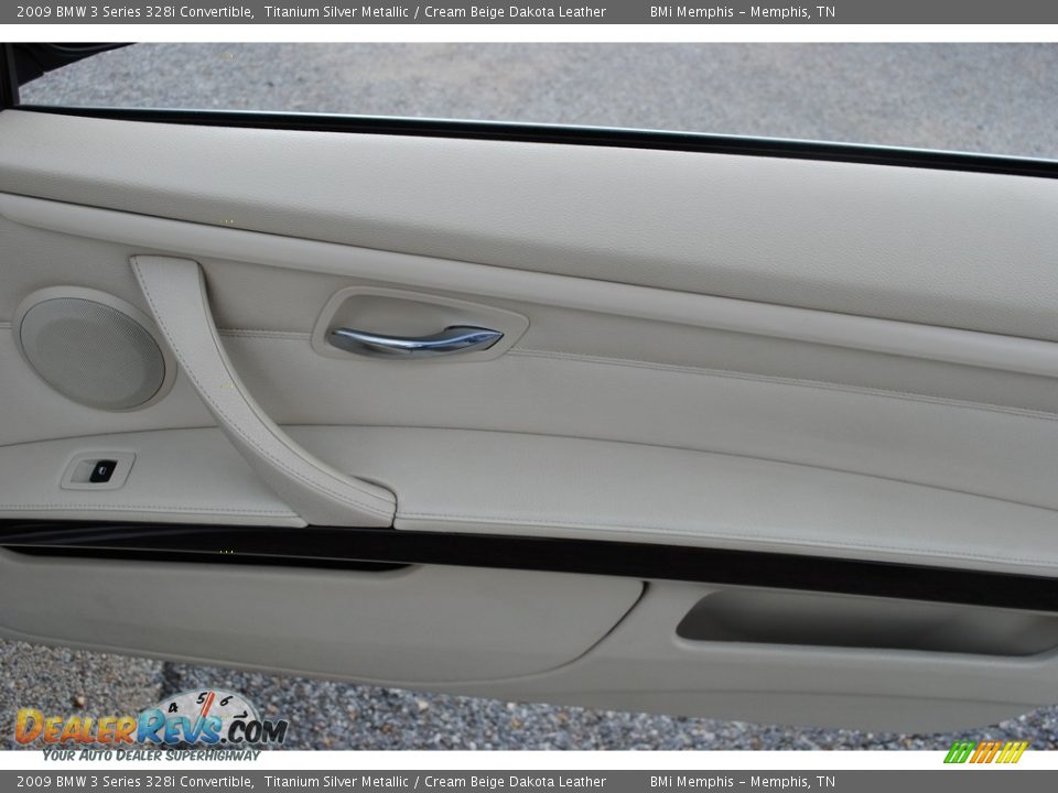 2009 BMW 3 Series 328i Convertible Titanium Silver Metallic / Cream Beige Dakota Leather Photo #11