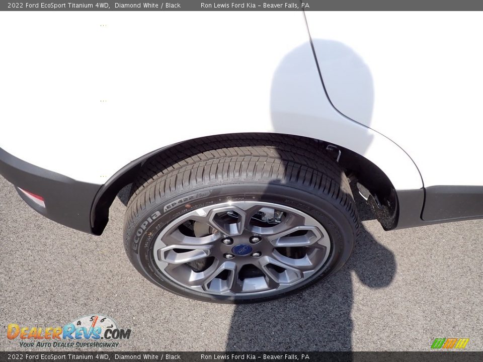 2022 Ford EcoSport Titanium 4WD Diamond White / Black Photo #9